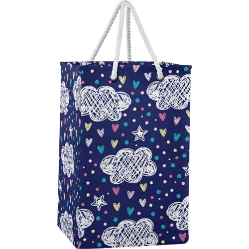 Newest Fish Mouth Open Close Method Laundry Basket Storage Bag Organizer Waterproof High Capacity Foldable Hampers For Laundry