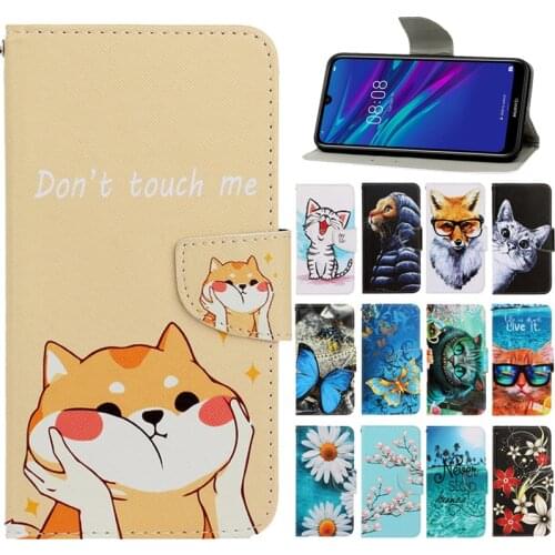 Honor 8S Leather Case on For Coque Huawei Honor 8S Case Huawei Y5 2019 AMN-LX1 LX2 LX3 LX9 Y 5 Y52019 Cover Flip Wallet Cases