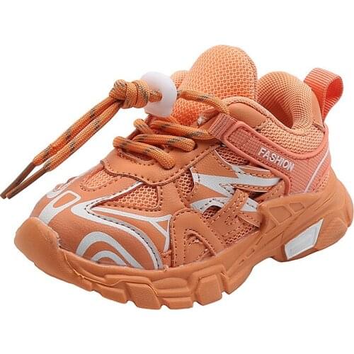 Spring Autumn Kids Shoes Baby Boys Girls Childrens Casual Sneakers Breathable Soft Anti-Slip Running Sports Shoes Size 21-30