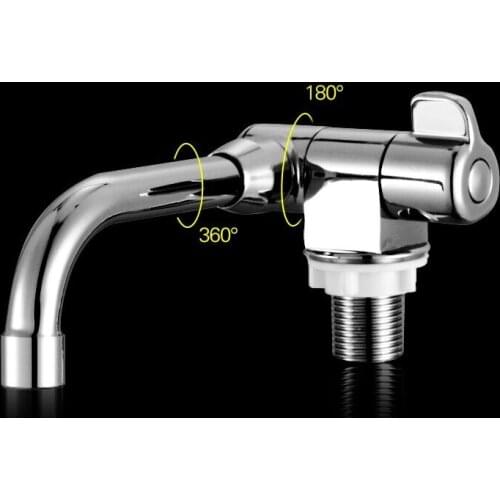 Brass Cold Water Folding Water Faucet Tap 130*96mm 007 Marine Boat RV Caravan