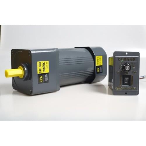 6IK140RGN-CF 140W AC220V AC gear reducer motor, adjustable speed, reversible, high torque + speed controller
