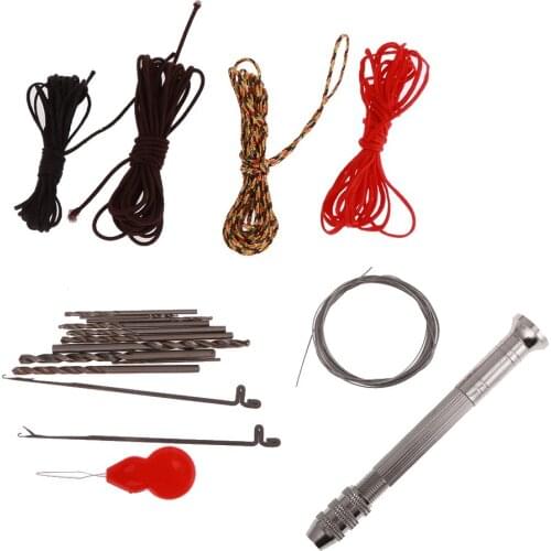 A Box of Jewelry Making Starter Kit Set Findings Beading Cord String Punching Tools