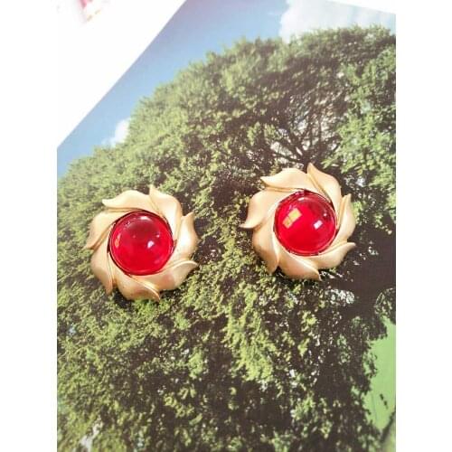 New Design Sweet Earrings Clip Without Ear Holes Alloy Matte Accessories For Women Girls