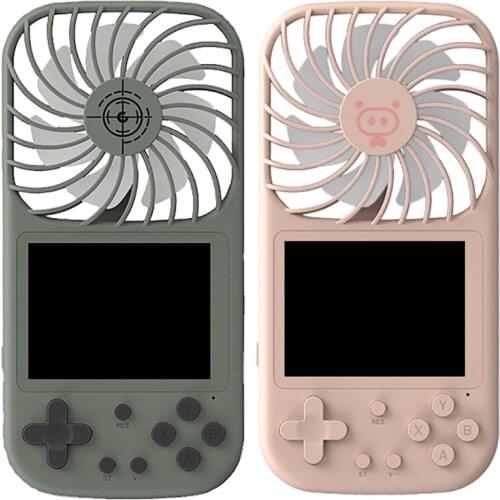F1 Handheld Game Console 2.8-Inch Color Display 500 Retro Games Mini Portable Hand Held Fan Game Consoles