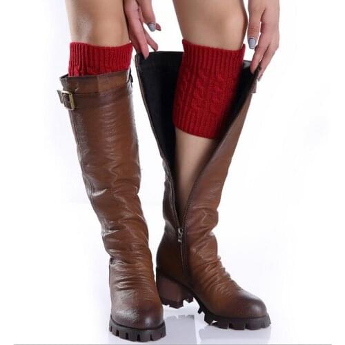 SALE solid twist leg warmers 24pair/lot #3933