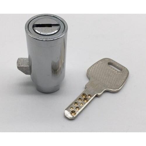 RAYLOCK 10 Pieces 38.5mm Quarter Rotated Dimple Key Soda Auto Vending Machine Replaced Plug Barrel Lock