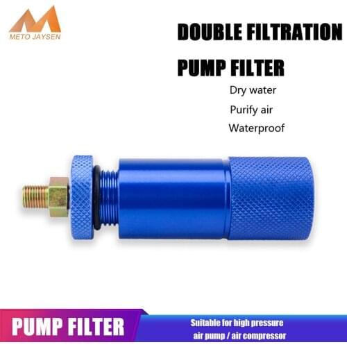 Hand Air Pump Filter M10x1 Thread with Cotton Elements PCP Paintball Water-Oil Separator 300bar 4500psi Filtering Purify Air