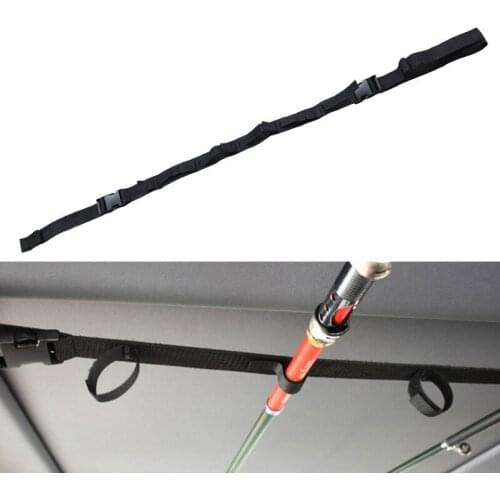 SPEEDWOW Fishing Rod Saver Vehicle Rod Carrier Band Rod Holder Car Fish Rafter