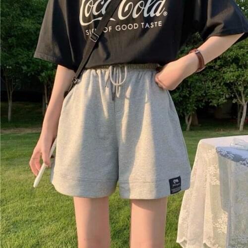 Cheap wholesale 2021 spring summer new fashion casual cute sexy women shorts outerwear woman female OL sweat shorts Ay0317