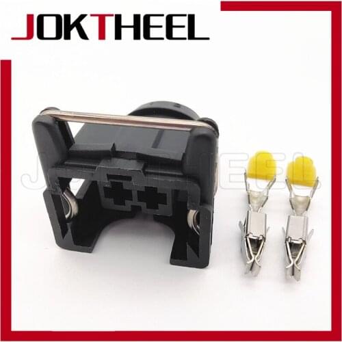 1-20 sets 3.5mm 2 pin EV1 plug Female Fuel Injector waterproof connector Ignition Coil Plug 287 013 003 287013003 827551-3