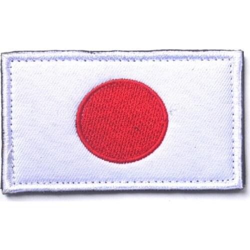 3D Embroidery Armband Japan Flag Patch Military Tactical Clothing Backpack Caps England Flag Patch Badges