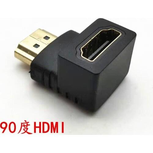 HDMI 90 Degree Right Angle Adapter HDMI 270 Degree HDMI Male to Female HDMI Elbow Conversion Head