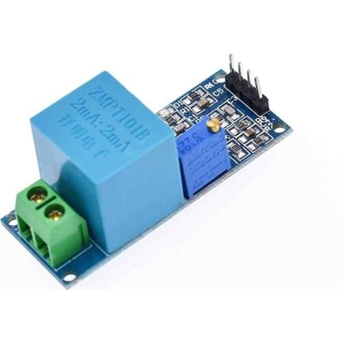 Active Single Phase Voltage Transformer Module AC Output Voltage Sensor for Arduino Mega ZMPT101B 2mA