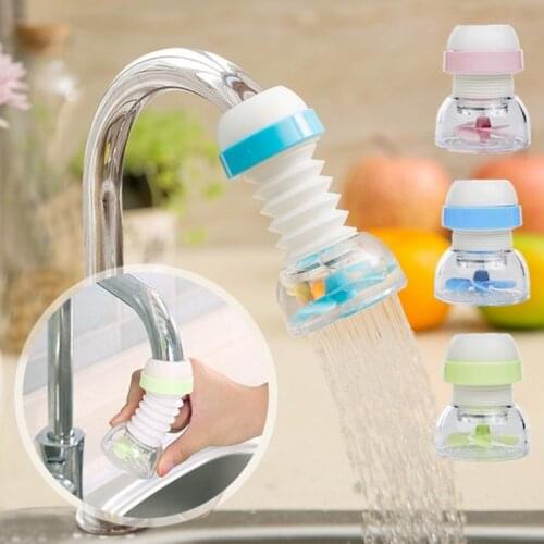 Household Kitchen Faucet Splash Head Outlet Lengthening Elongator Filter 360 Degree Rotary Faucet Sprinkler Water Saver Device