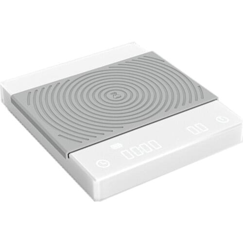 Black And White Mirror Scale Coffee Scale Smart Digital Scale Pour Coffee Electronic Drip Coffee Scale With USB Scale