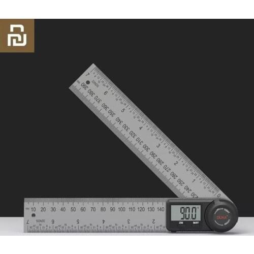 Xiaomi Duka Digital Inclinometer Angle Ruler Finder LED Display 360° Goniometer Stainless Steel Precision Spirit Level Caliper