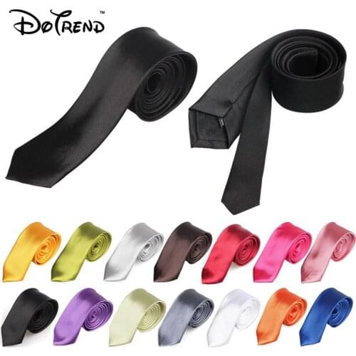 Men New Casual Tie Necktie Slim Plain Mens Solid Skinny Neck Party Wedding Tie Necktie 2019 New