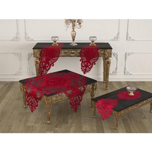 Roseart Velvet Salon Kit 5 Piece Red