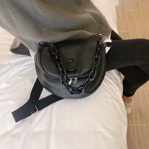 Solid color leather ladies bag 2020 new fashion shoulder bag wide shoulder strap Messenger bag retro soft leather shopping bag