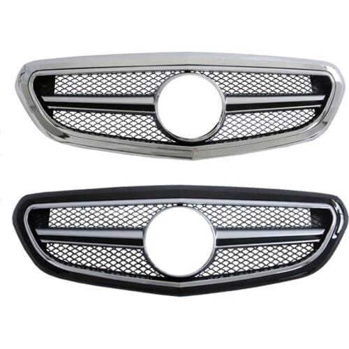 Car Front Racing Billet Bumper Grille Upper Facelift Grill For Mercedes Benz E-Class W212 2014 2015 2016