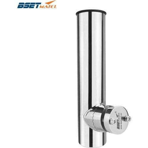 Rail Mount stainless steel316 fishing rod rack holder pole bracket support with clamp on rail 19 to 32mm boat marine hardware