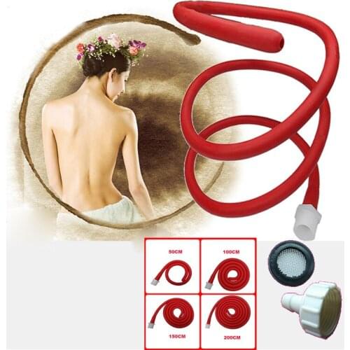 Wetips Silicone Enema Cleaning Tubing Irrigation Soft Hose Douche Anal Shower Ducha Enema Cleansing SystemToilet Wc Bidet Shower