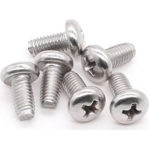 Wkooa Pan Head Thread Forming Screws Stainless Steel 304 Phillips Drive