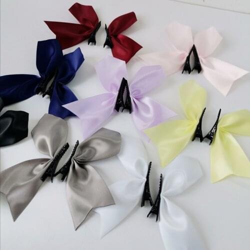 Free shipping fashion ribbon bow women hair clips sweet girls hairbands Hair accessories