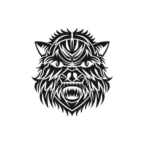 Ferocious animal car sticker cross country diesel car motorcycle auto parts decoration refrigerator car fun Decal PVC