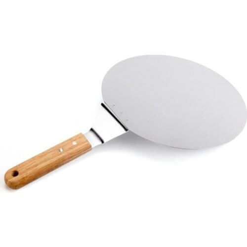 1PC Stainless 25.5*43cm Steel Pizza Peel Shovel Spatula Cake Lifter Paddle Baking Tray In Stock Drop Shipping