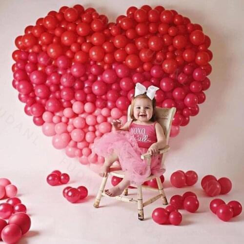300Pcs Red Pink Arch Garland Kit Baby Shower Latex Balloons Set Supplies Birthday Party Wedding DIY Decoration Globos
