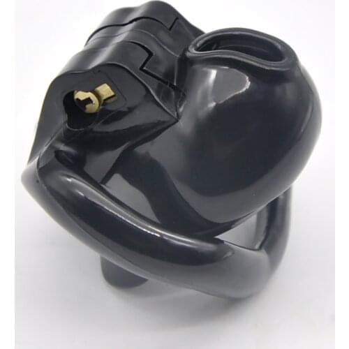 Chaste The Nub of HT V3 Male Chastity Device with 4 Rings Small Cage Bio-sourced Penis Rings Belt Adult Sex Toys