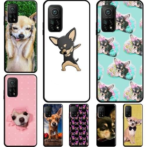 Chihuahua Dog Cute Animals Coque For Xiaomi Mi 10T Pro Mi Note 10 Lite Case For POCO F3 F2 F1 M3 X3 Pro Mi 11 Ultra