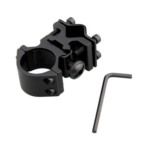 Flashlight visor clip holder of Clamp aluminum shotgun rifle