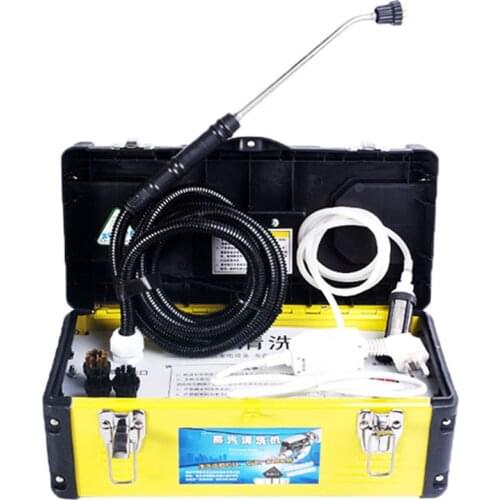 220V Electric Steaming Cleaning Machine High Pressure Air Conditioner Kitchen Range Hood Car Cleaner Steam Cleaner EU/AU/UK/US