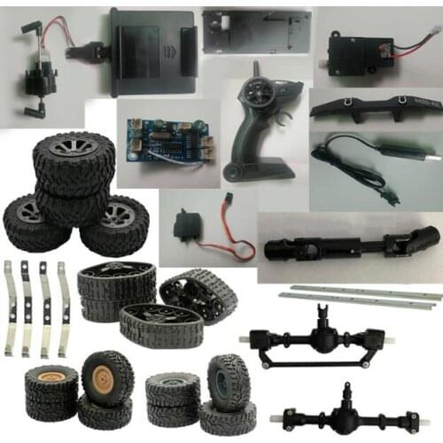 FY001 M35-A2 RC Car RTR spare parts Girder Front Rear axle Power box servo Steering gearbox control WIFI camera set tire