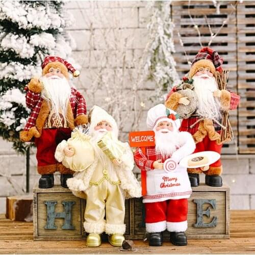 Creative Cloth Christmas Doll Mini Doll Christmas Toy Decoration Home Decoration Accessories Family Christmas Gift