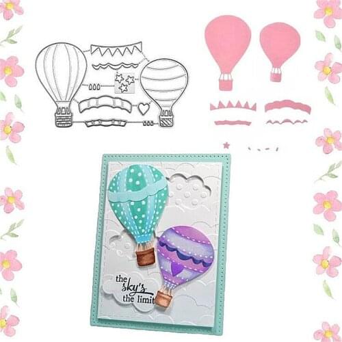 Metal Cutting Dies Scrapbooking for Card Making DIY Embossing Cuts New Craft Die Hot Air Balloon 2020 New