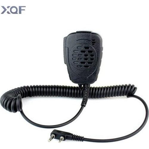Mini Speaker Mic Waterproof Handheld Microphone For Kenwood TK3107 3207 BAOFENG UV-5R Walkie Talkie