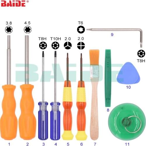 3.8mm 4.5mm Security Screwdriver 2.5 Triwing Tool for Nintendo Nintend Switch NES SNES N64 Sega Game Boy&Consoles 20set/lot