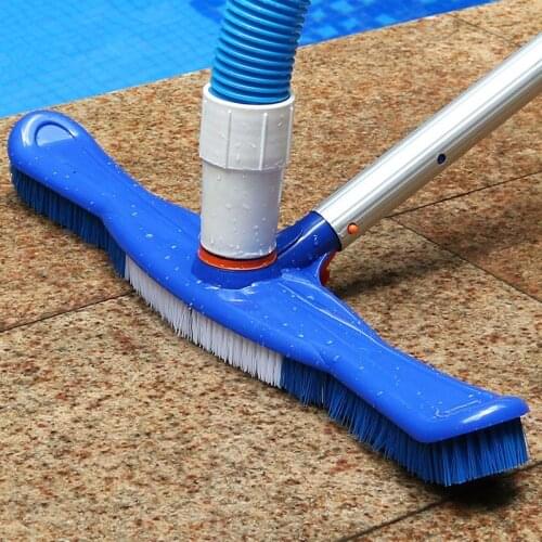 19 Inch Swimming Pools Cleaning Brush Head Pond Wall Floor Durability Broom Cleaner Tool Accessories