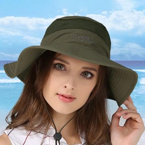 Outdoor Men woman Quick dryng uv sun hat fishing climbing sun protection summer breathable fisherman hat short brim bucket hat