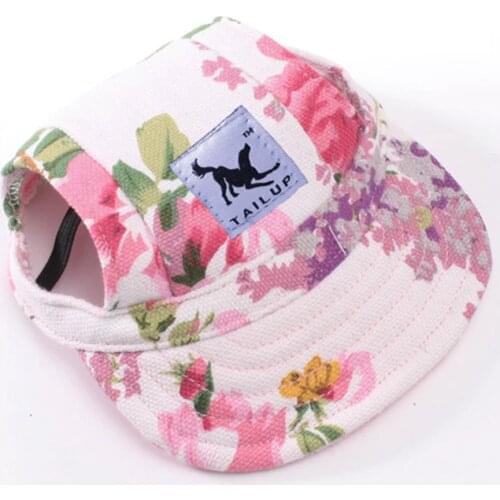 [TAILUP]Dog Hat With Ear Hole Summer Baseball Cap for Small pet dogs product Oxford Cloth breathable handsome Cool Doggie py0017