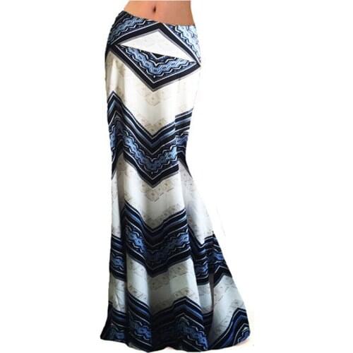 2020 Women Package Hip Skirts Spring/Summer NEW Skirt Sexy Striped Maxi Nightclub Party Skirts Slim Long Skirts Large Size