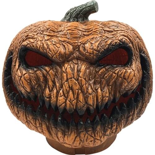 Spooky Face Led Halloween Pumpkin Lantern Light Lamp Toy Party Decoration