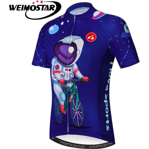 2018 Weimostar Summer Kids Cycling Jersey Short Sleeve MTB Bicycle Shirts Ropa ciclismo Breathable Sports Chlidren Bike Clothing