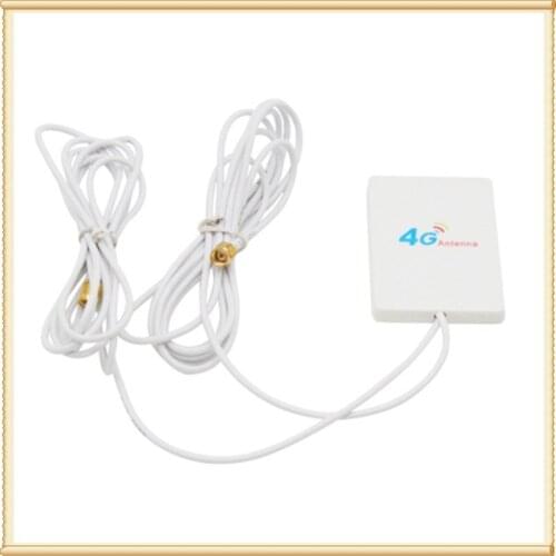 20PCS Double TS9/CRC9/SMA male connector 4g Lte Pannel Antenna 3g 4g Router Anetnna for huawei ZTE modem router 2M cable