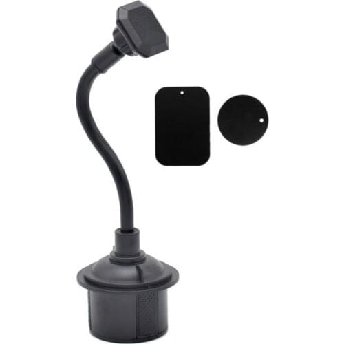 Car Phone Holder Magnetic Mount Cup Holder Magnet Phone Stand Universal for iPhone Samsung Huawei Xiaomi Any Size Smartphone