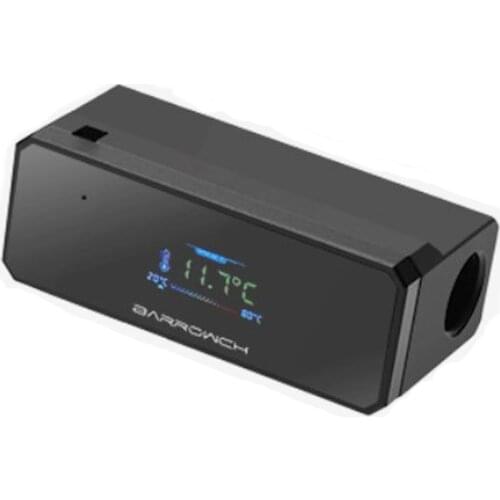 Barrowch Thermometer Water Cooling System Monitor multimode Water temperature meter with color OLED display FBFT02-V3