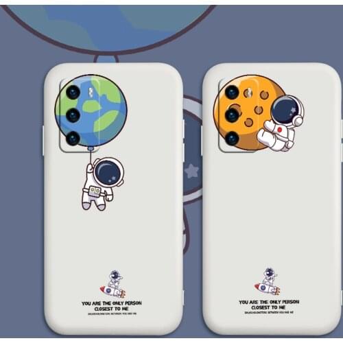 Rocket Ride Phone Case For Huawei P40 P40Lite P30 P20 Mate 40 40Pro 30 20 Pro Lite P Smart 2021 Y7a Silicone Cover